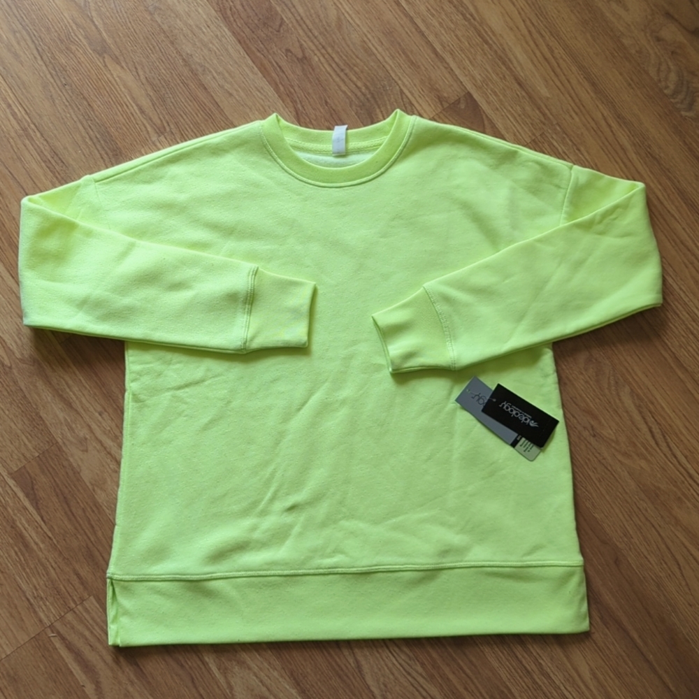 Ideology Bright Yellow Fleece‎ Sweatshirt